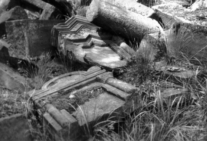 Ruined Jewish Cemetery in Warsaw